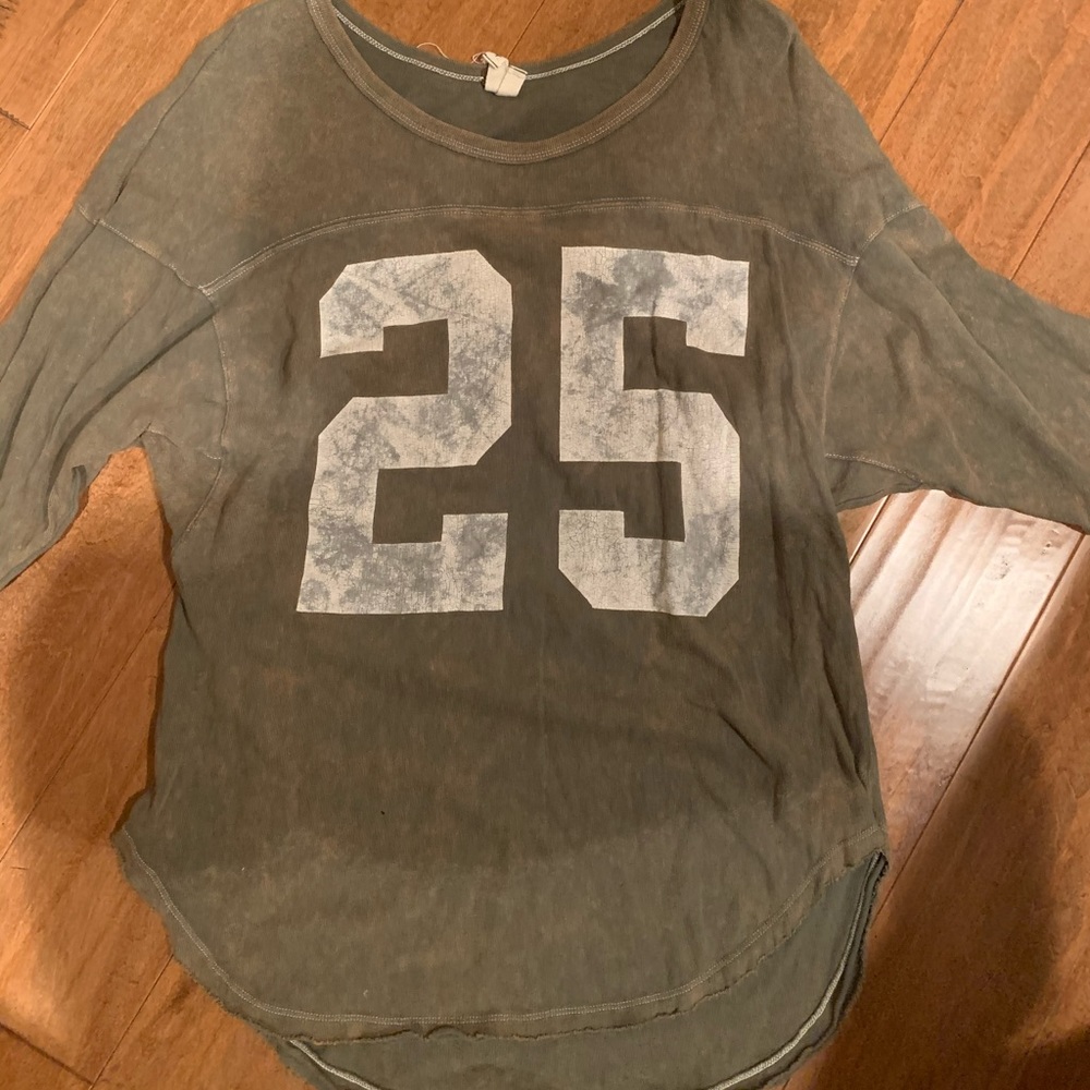 Free people rugby tee